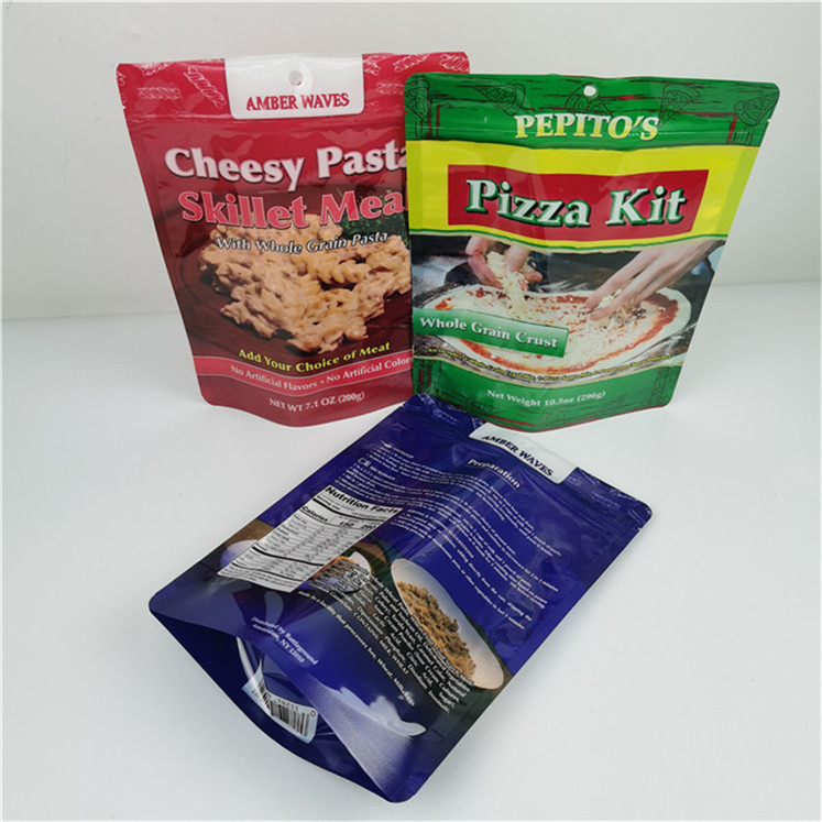 가장 많이 팔린 환경 친화적 저장 고리 로고 인쇄 서 서 Zipper Pouch 재 닫을 수 있는 플라스틱