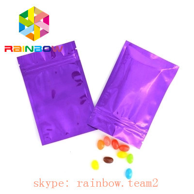 편평한 모양 알루미늄 호일 주머니 지퍼를 가진 포장 대마씨 부대 주머니