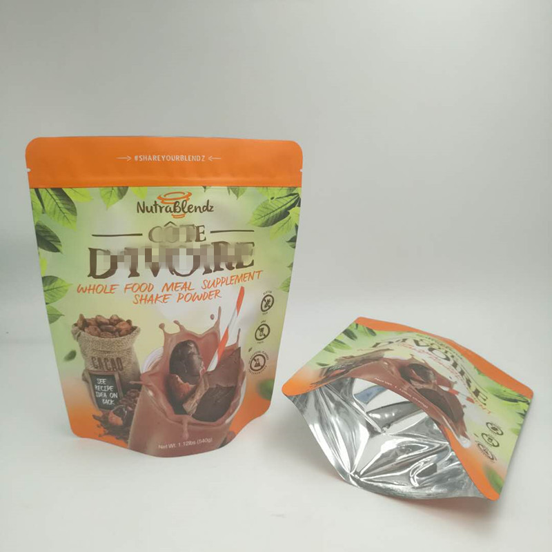 음식 급료는 과자에 의하여 주문을 받아서 만들어진 크기를 위한 지퍼 주머니 Gravnre 인쇄를 위로 서 있습니다