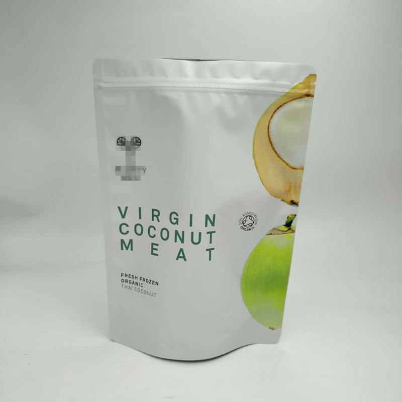 포장하는 매트 물자 플라스틱 주머니는, 영양 단백질 분말을 위한 부대를 위로 서 있습니다