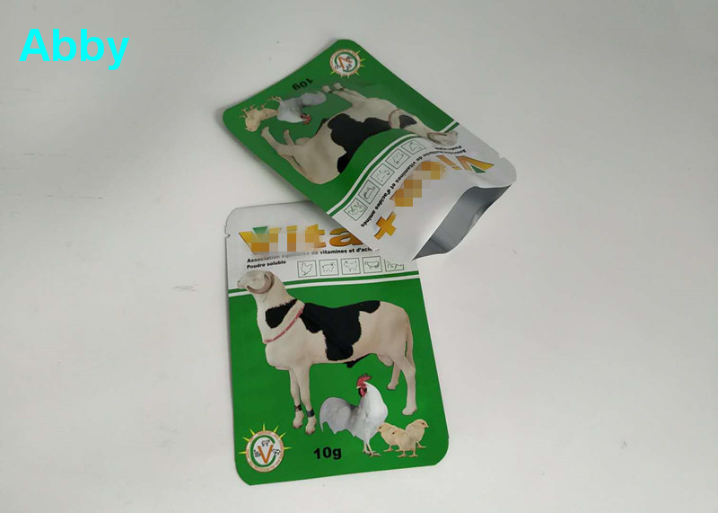 쿼드 시엘 눈물 애완 동물 식품 가방 사용자 정의 크기 닭고기 / 소 / 양 먹이