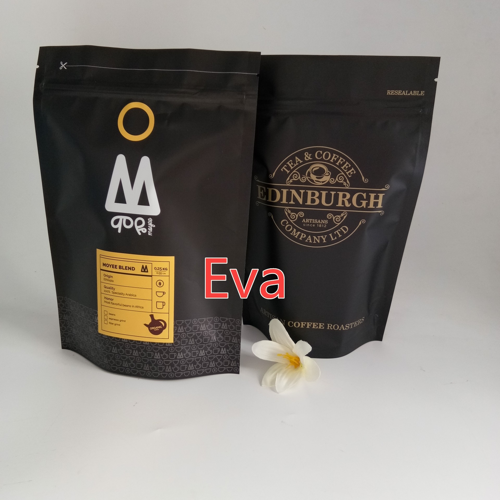 명확한 FDA에 의하여 찬성된 티백 포장은은 주둥이 꼭지를 가진 부대를 위로 서 있습니다