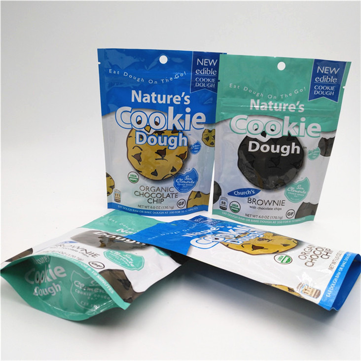 열 밀폐 사용자 지정 로고 인쇄 서 서 Zipper 포지 재 닫을 수 있는 플라스틱 식품 포장