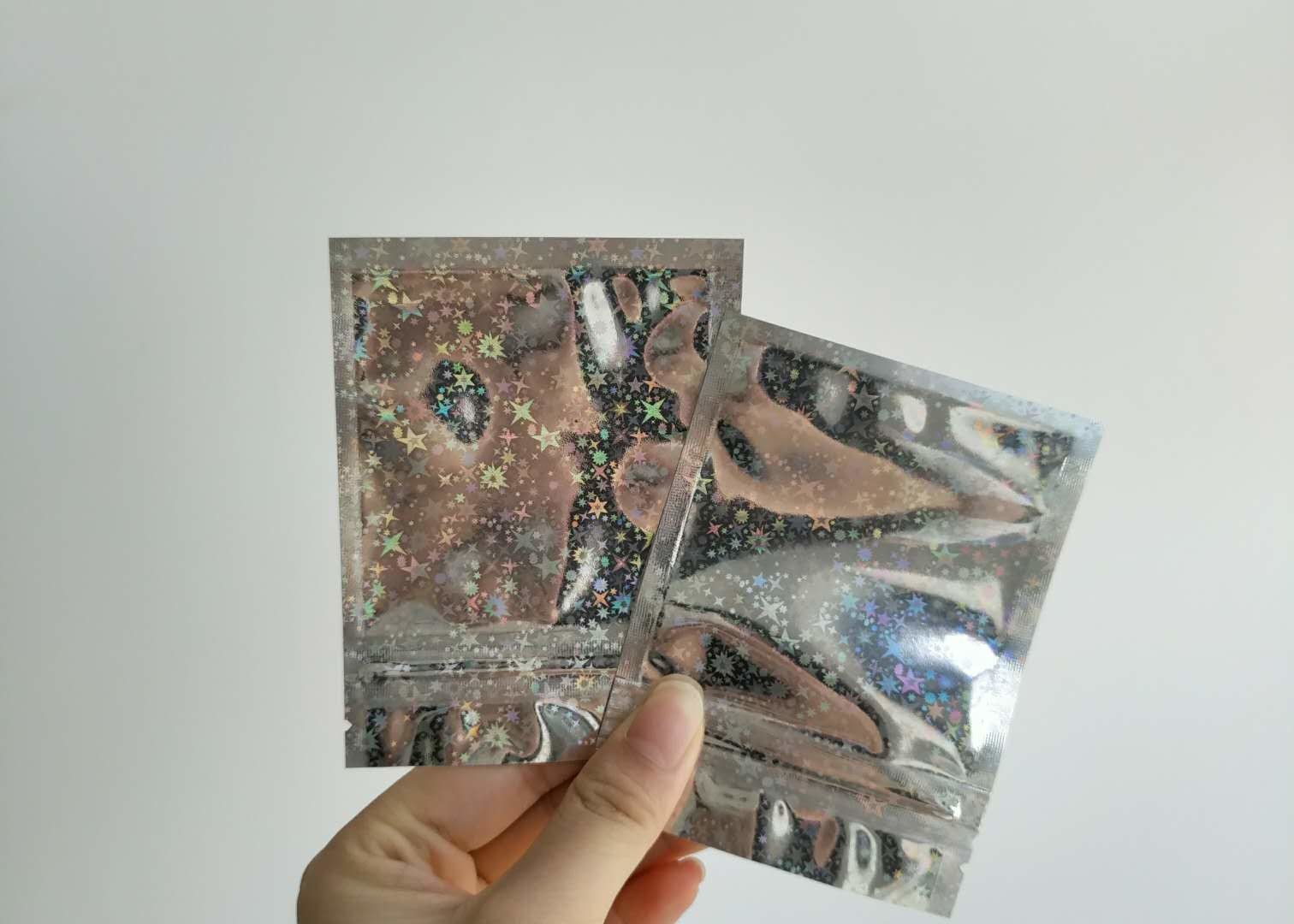 주문을 받아서 만들어진 구조 알루미늄 호일 주머니 담배를 위해 밀봉되는 5개 Mm 옆