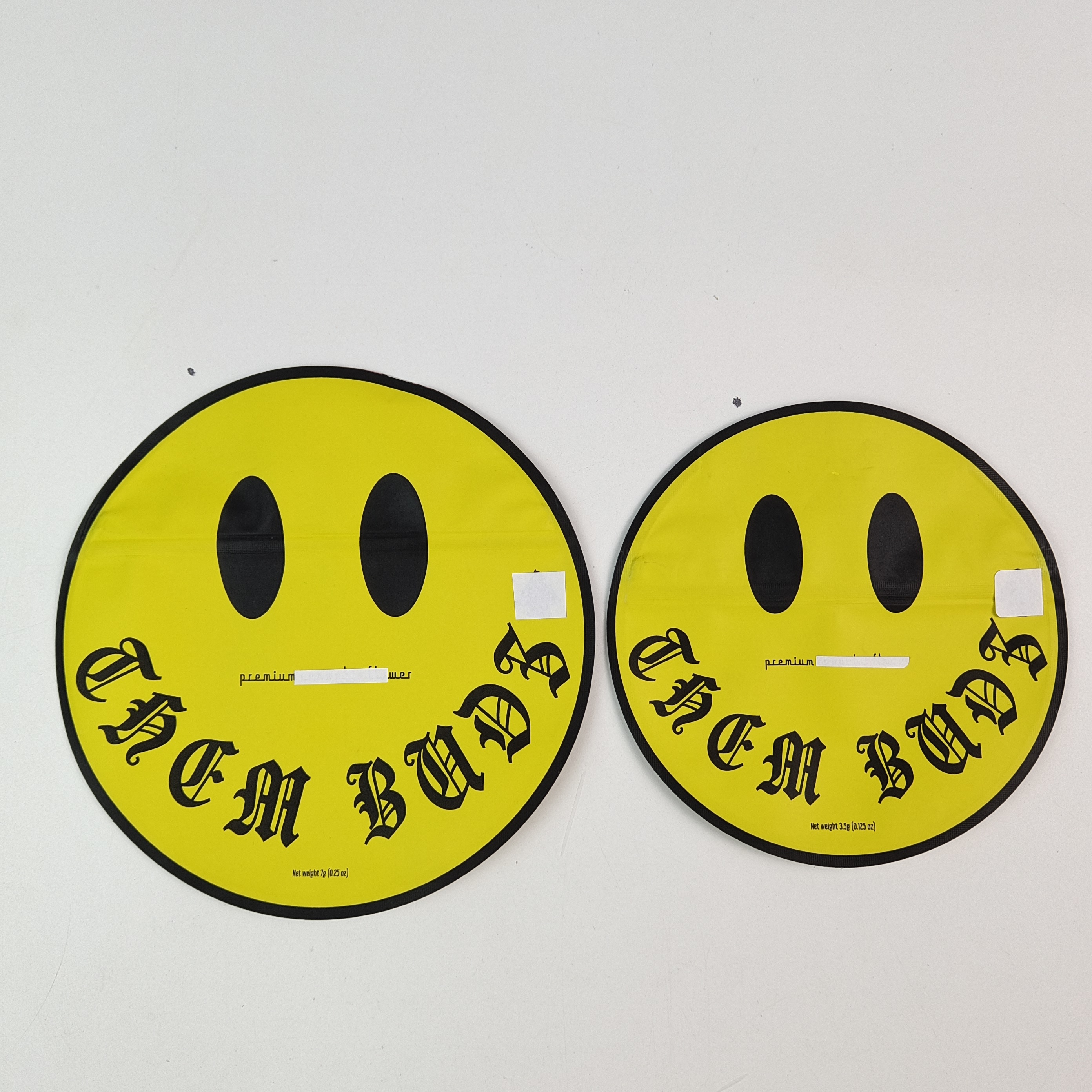 불규칙 3.5g 7g 마일러 봉지 내부 Zipper 인쇄 알루미늄 필름 냄새 방지 식용 플라스틱 봉지