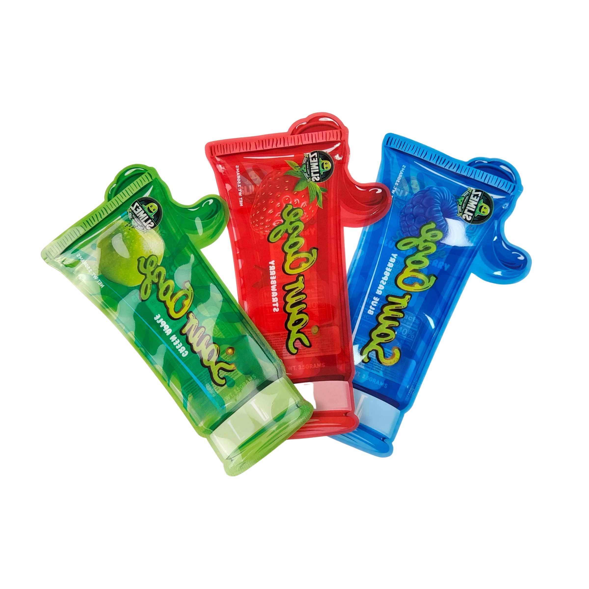 어린이 보호용 식용 마일라 캘리 3.5g 봉투 빠른 배송 로고 인쇄 부드러운 터치 홀로그램