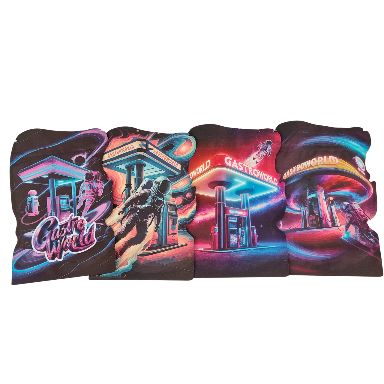 쿠키 구미 담배용 불규칙한 모양의 다이컷 마일라 백, 어린이 보호 지퍼 백 포함 PET 플라스틱 백