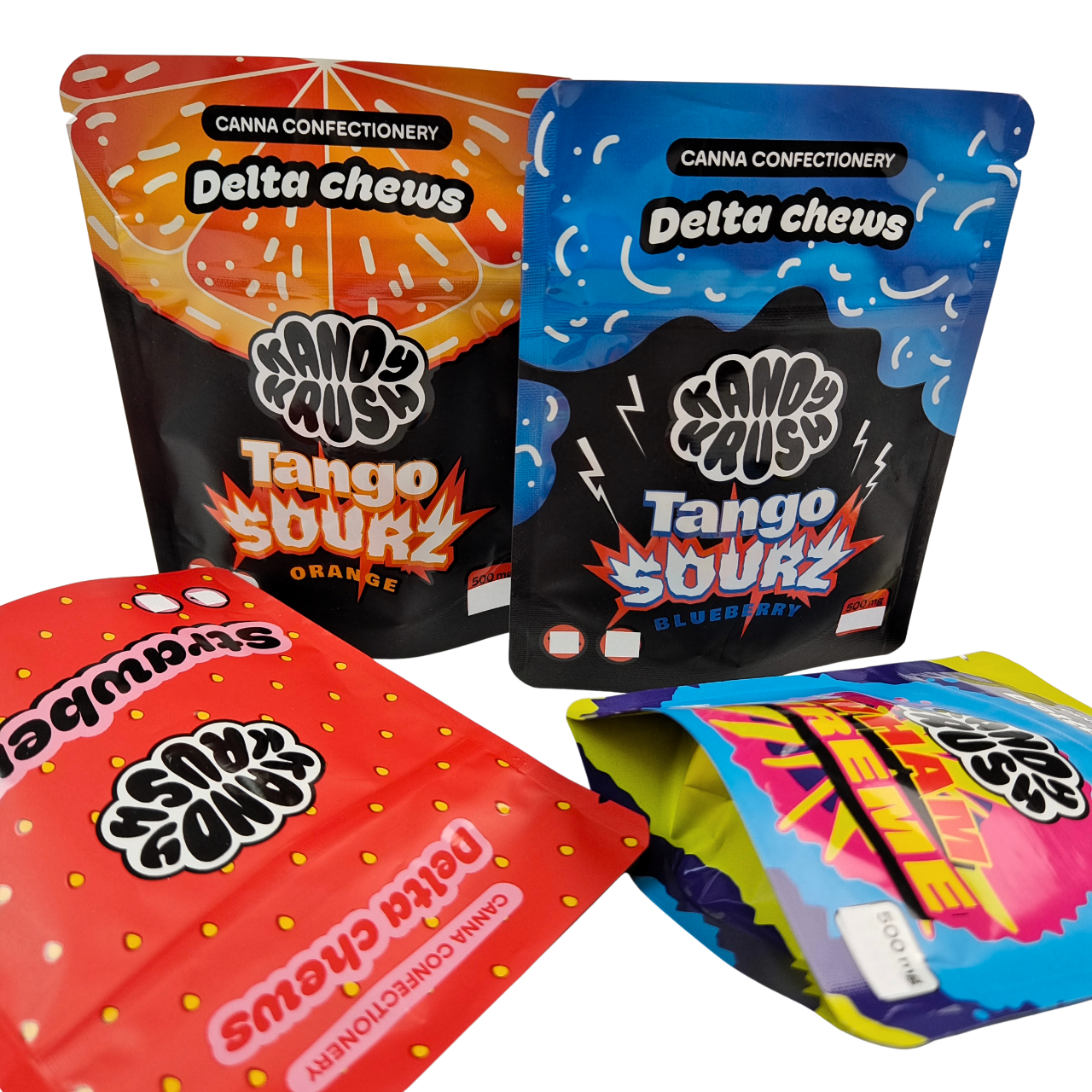 레인보우 커스텀 인쇄 3.5g 8th 스탠업 마일러 가방 식용품 냄새 방지 쿠키용 특수 모양 가방 Gummy Cali Pack Combo