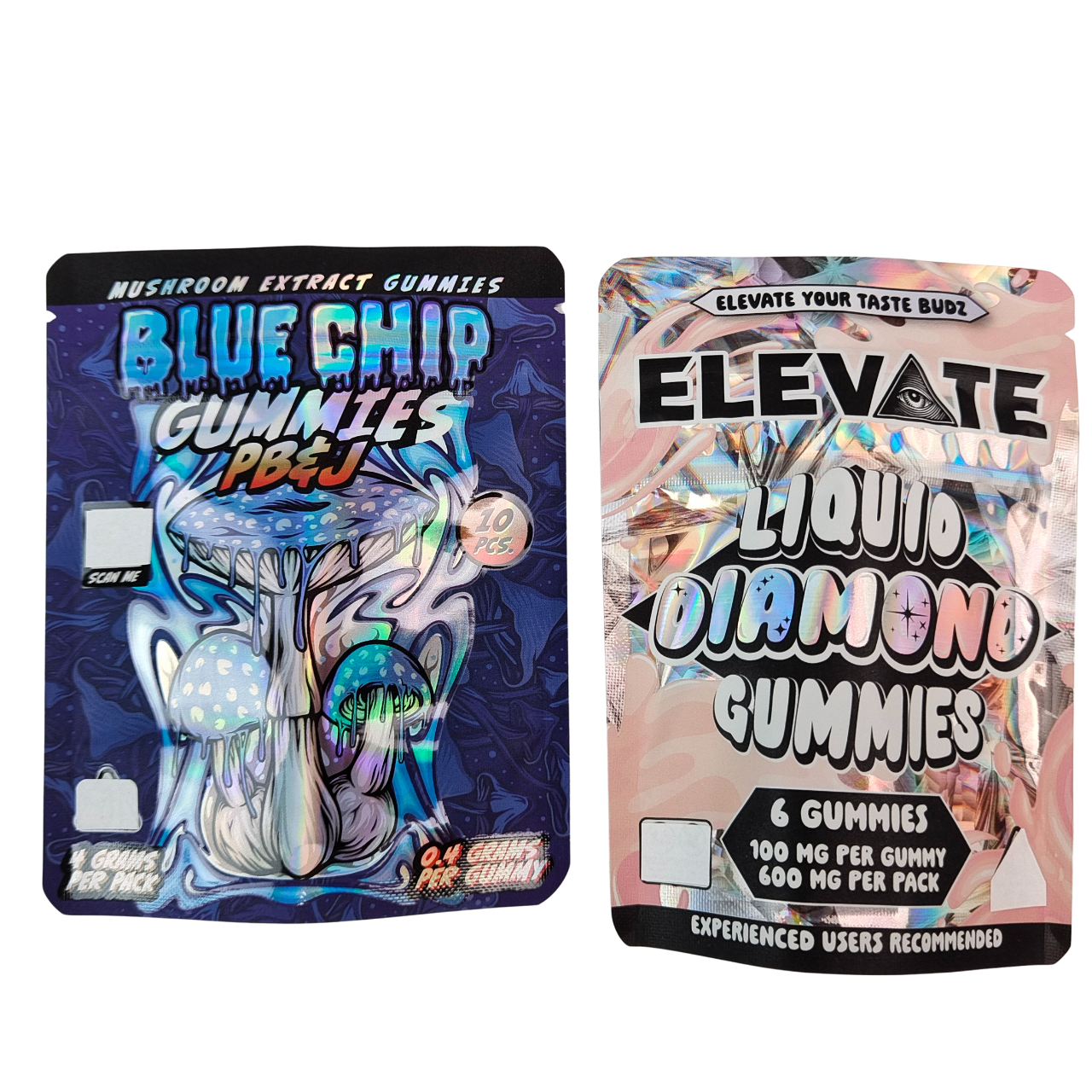 3.5g 마일라 백 버섯 추출물 젤리 포장 도이팩 지퍼 스멜 방지 스탠드업 파우치