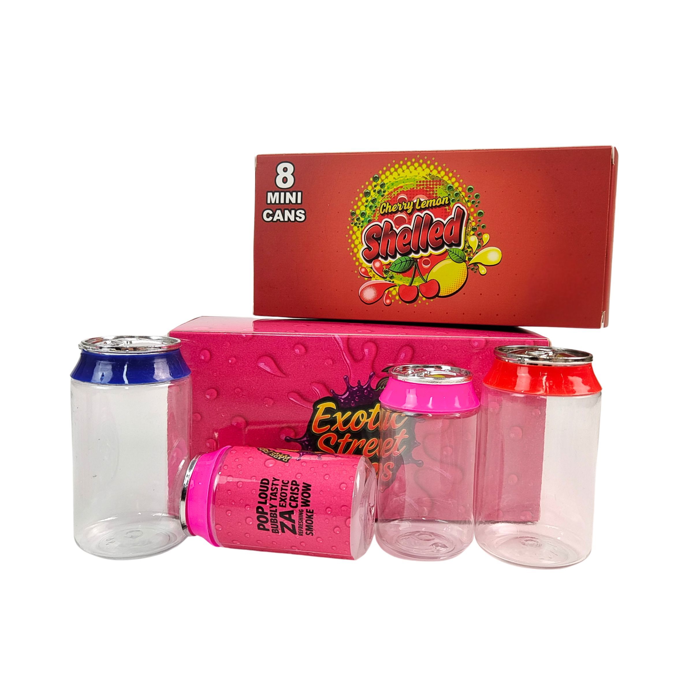 사용자 지정 레이블 맑은 플라스틱 3.5g & 7g PET 잔 스크루 알루미늄 뚜?? 과 함께 설탕 과자 쿠키 식품 포장 디스플레이 종이 상자