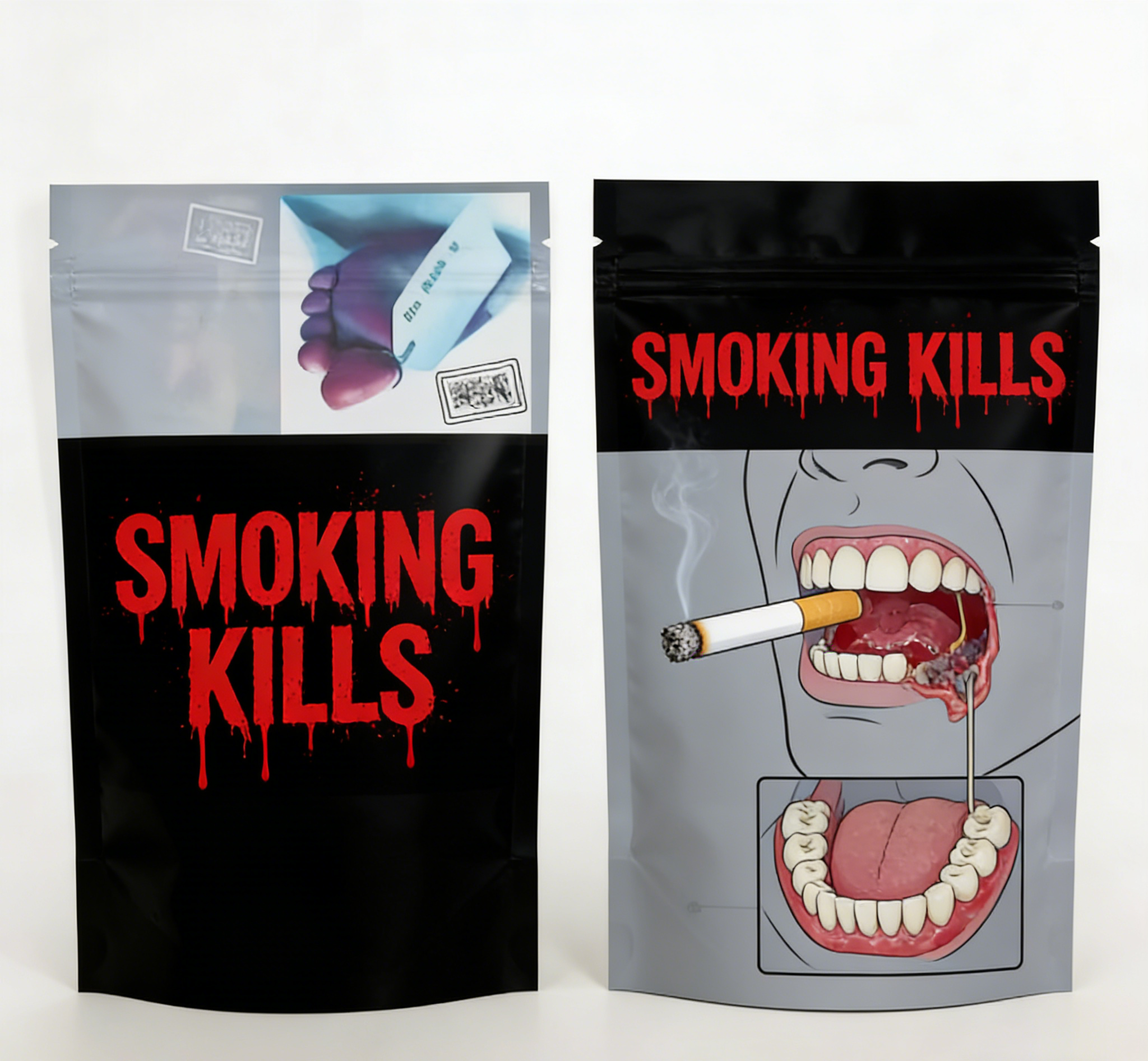 맞춤형 인쇄 식품 등급 냄새 방지 마일라 지퍼백 스탠드업 파우치 (스낵 포장용)