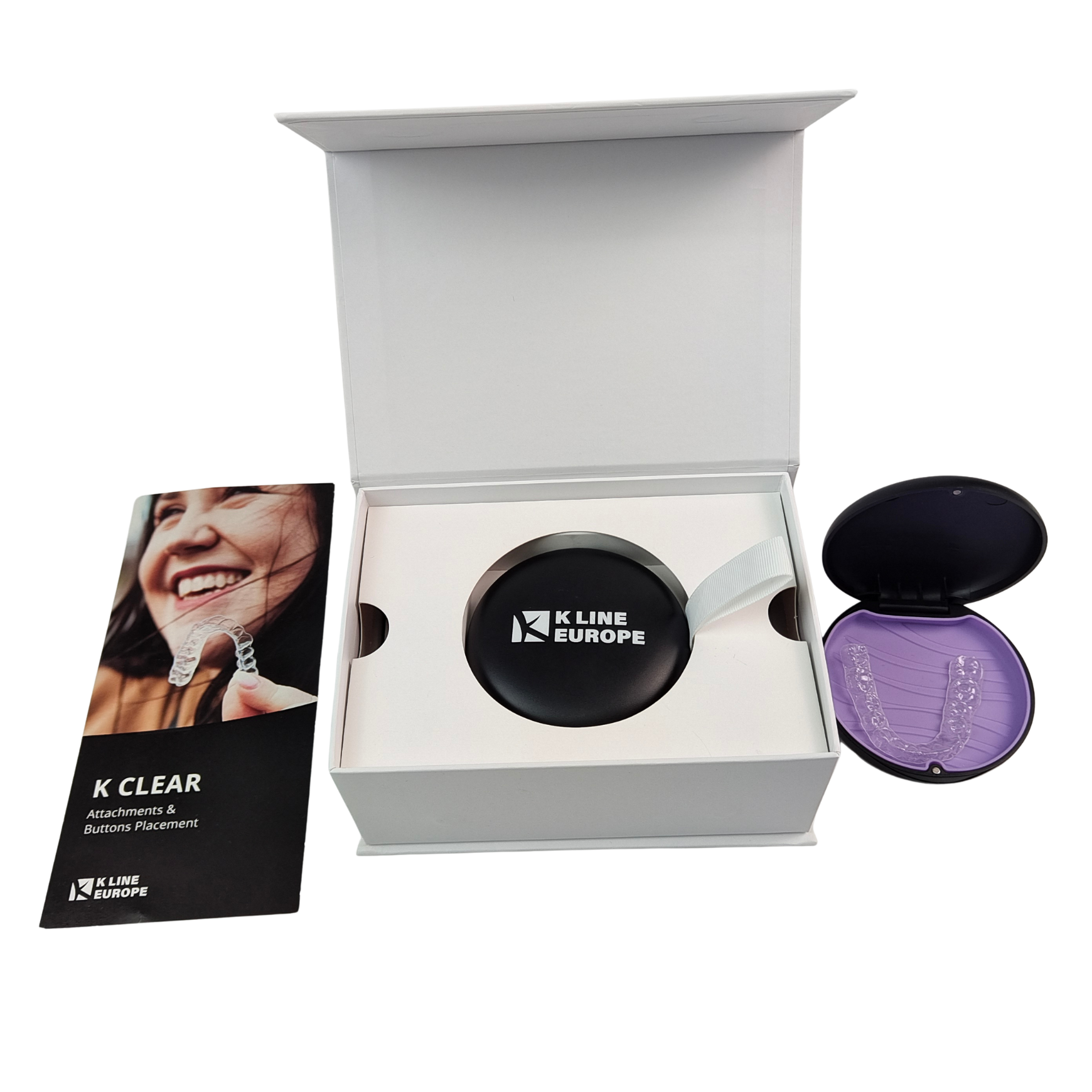 맞춤형 로고 치아 대장 키트 박스 정형 정렬기 포장 박스 종이 삽입 치아 정렬기 포장 박스