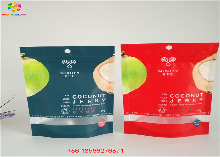 알루미늄 호일은 최고 Ziplock로 밀봉된 3 측을 포장하는 플라스틱 주머니를 자루에 넣습니다