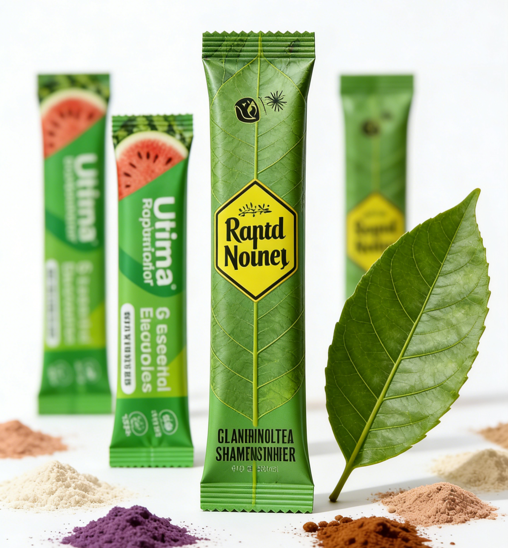 사용자 정의 1g 3g 5g 밀크티 파우더 콜라겐 파우더 향 주머니 열 밀봉 가능 재활용 가능 PET 알루미늄 호일 적층 지퍼 식품 가방