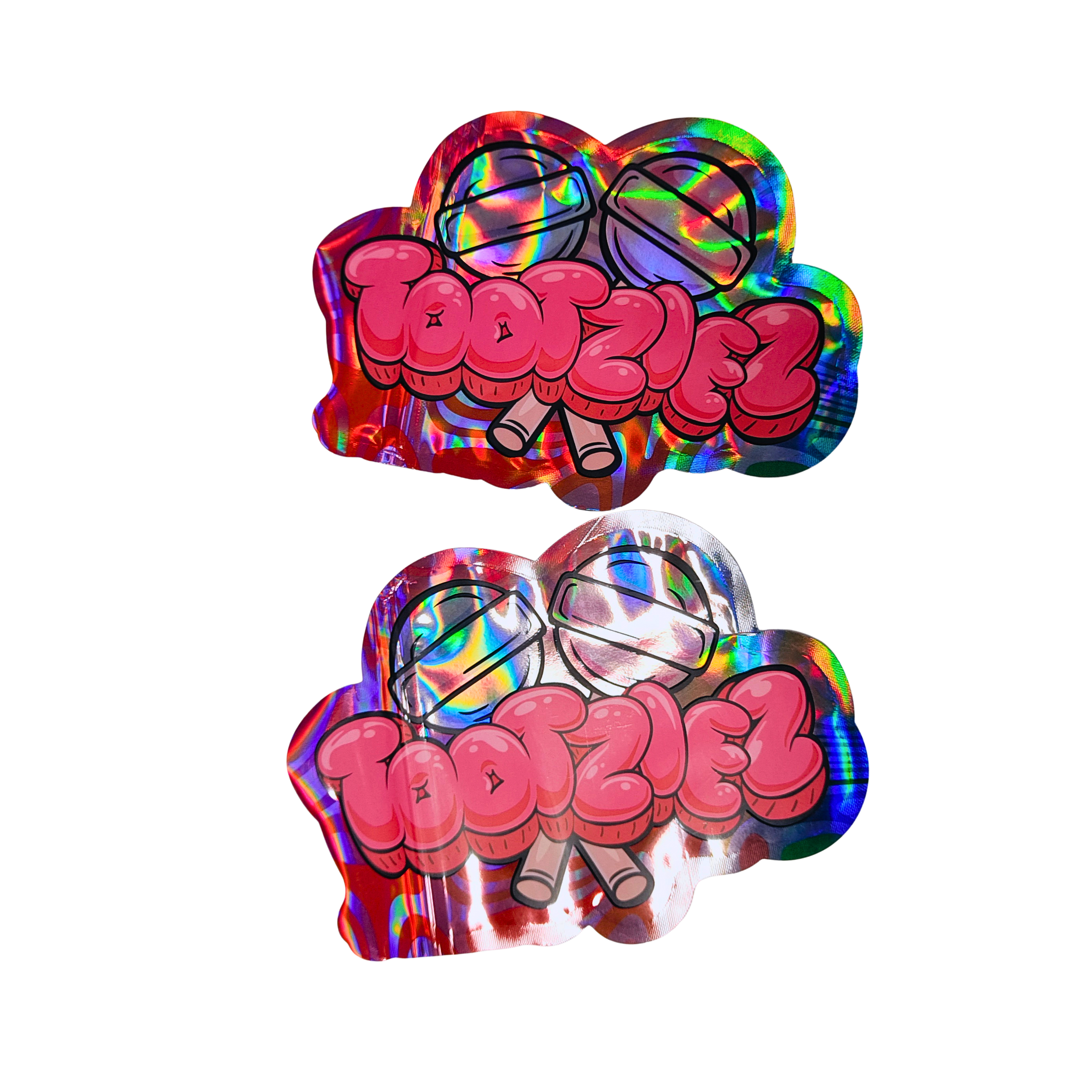 다시 닫을 수 있는 지퍼가 있는 맞춤형 홀로그래픽 마이러 가방 - 냄새 방지, 식품 등급 재료, 스냅스 포장용 맞춤형 디자인