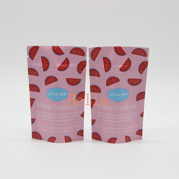 지플락 담배 잎을 포장하는 Mylar 초본 향은 부대 120-180 Mic 간격을 위로 서 있습니다