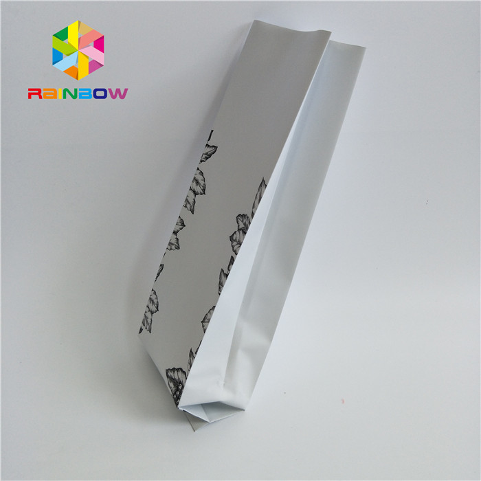 Kraft 종이 측 삼각천은 커피 주머니, 밀봉한 비닐 봉투 주문 인쇄를 위로 서 있습니다