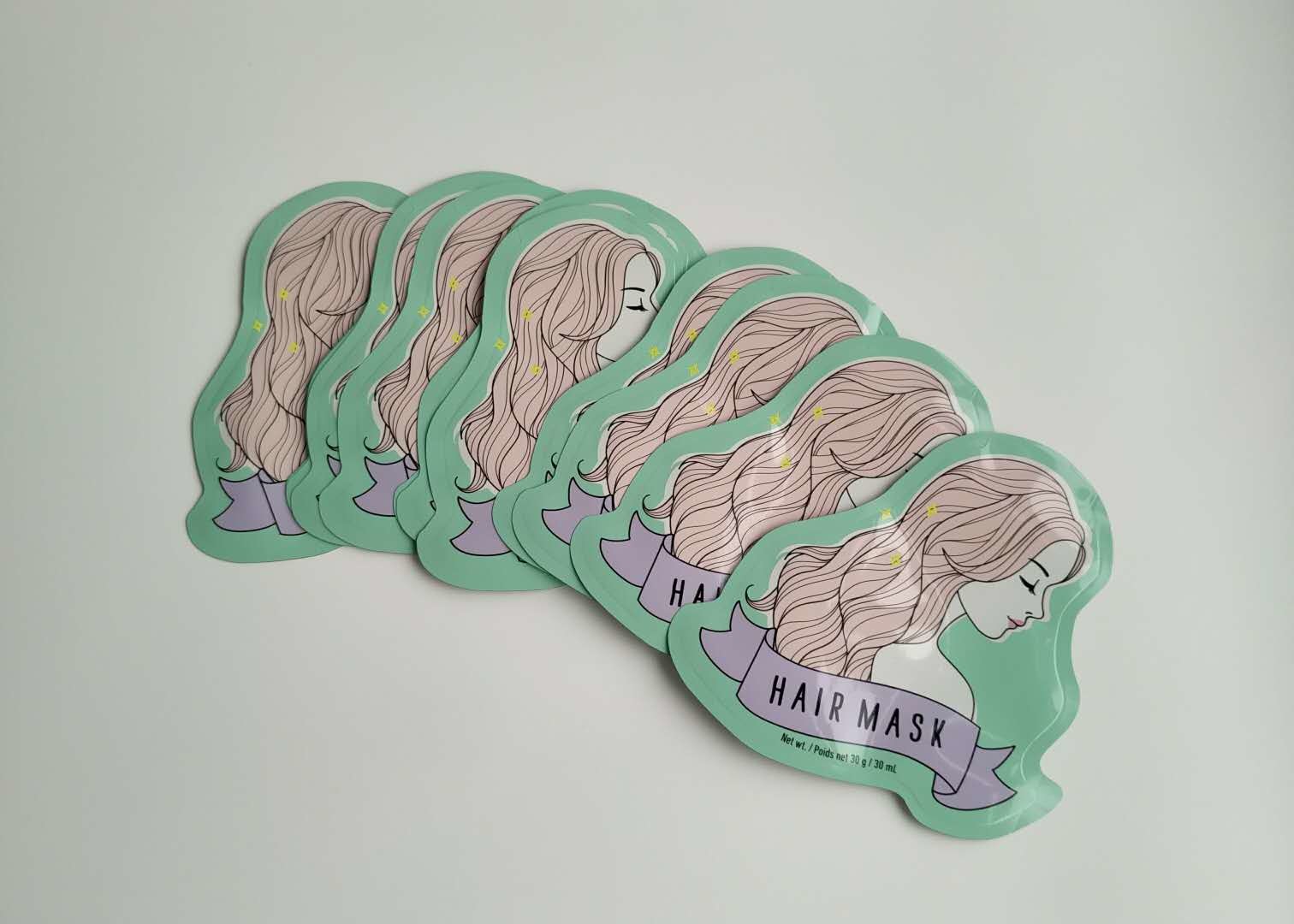 디지털 방식으로 인쇄 화장품 재상할 수 있는 포장 부대 얼굴 가면 펀치 어떤 크기