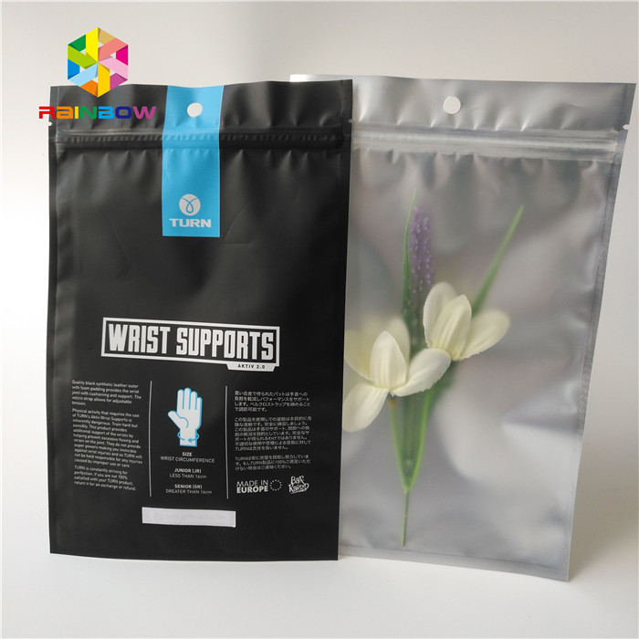 전화 상자 지플락 플라스틱에 의하여 밀봉된 부대는, 밀봉된 지퍼 주머니 부대 3 측을 위로 서 있습니다