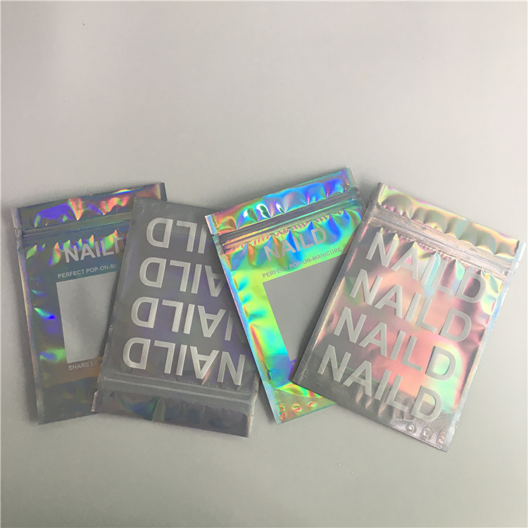 밀봉되는 3 측을 포장하는 SGS/FDA 알루미늄 호일 부대 메이크업 재사용할 수 있는 Mylar