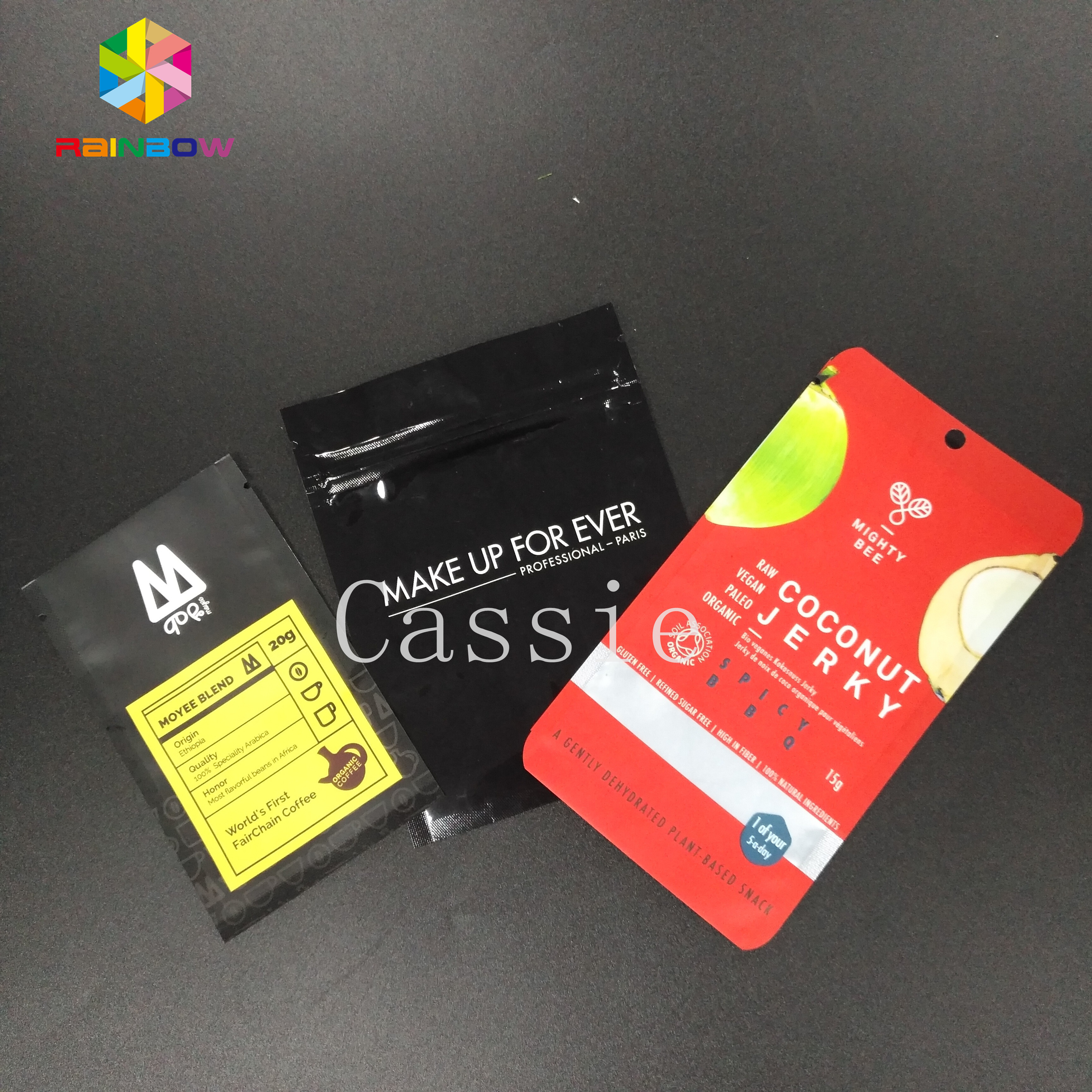 특별한 모양 크림 기름 표본 부대를 포장하는 알루미늄 호일 플라스틱 주머니