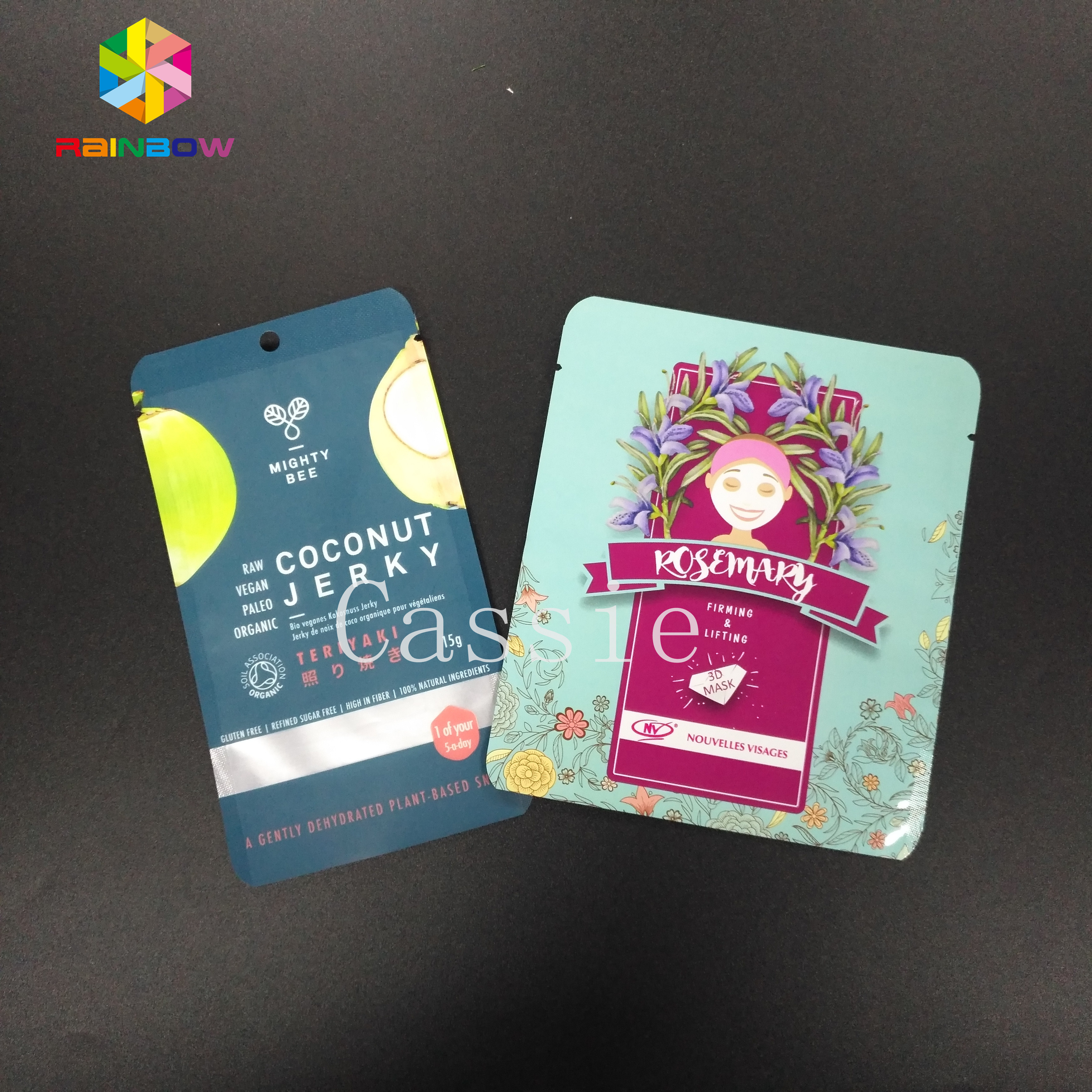 알루미늄 호일 물자 Resealable 주머니를 포장하는 방습 플라스틱 주머니