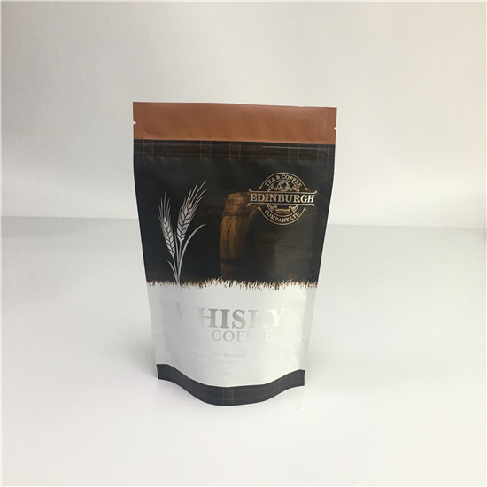 지플락 박판으로 만들어진 알루미늄 호일은 주머니, 벨브를 가진 밀봉한 비닐 봉투를 위로 서 있습니다