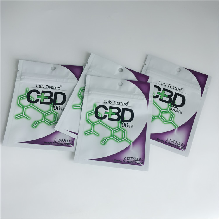 주문 상표에 의하여 인쇄되는 CBD 과자 Resealable Ziplock를 포장하는 3.5 그램 플라스틱 주머니