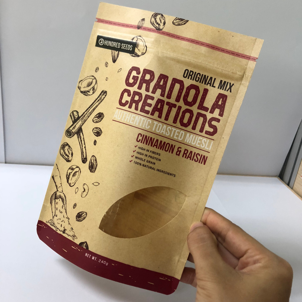 로고 인쇄를 가진 주문을 받아서 만들어진 종이 봉지 120-180 Mic 간격을 포장해 커피 콩