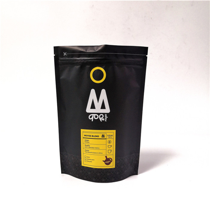 음식 급료 알루미늄 호일 1회분의 커피 봉지 Gravnre 인쇄를 포장하는 플라스틱 주머니를 위로 서 있으십시오