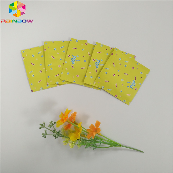 Mylar 3 옆 물개 식사 차 캡슐을 위한 편평한 지퍼 부대를 포장하는 음식 급료 포일 주머니