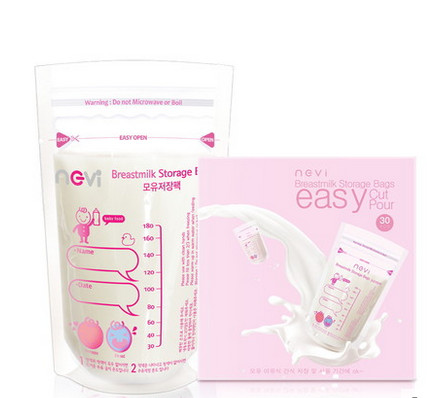 두 배 지퍼 주머니, 열을 위로 서 있으십시오 - 포장 부대 젖 저장을 밀봉하십시오