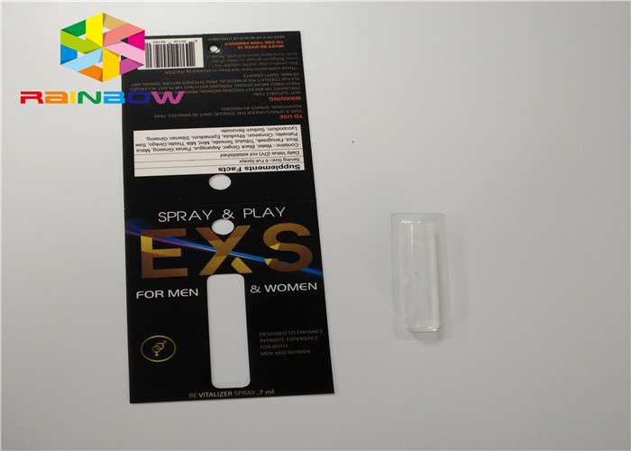 주문 활주 물집 카드 구멍을 가진 포장 살포 접히는 포장 서류상 카드