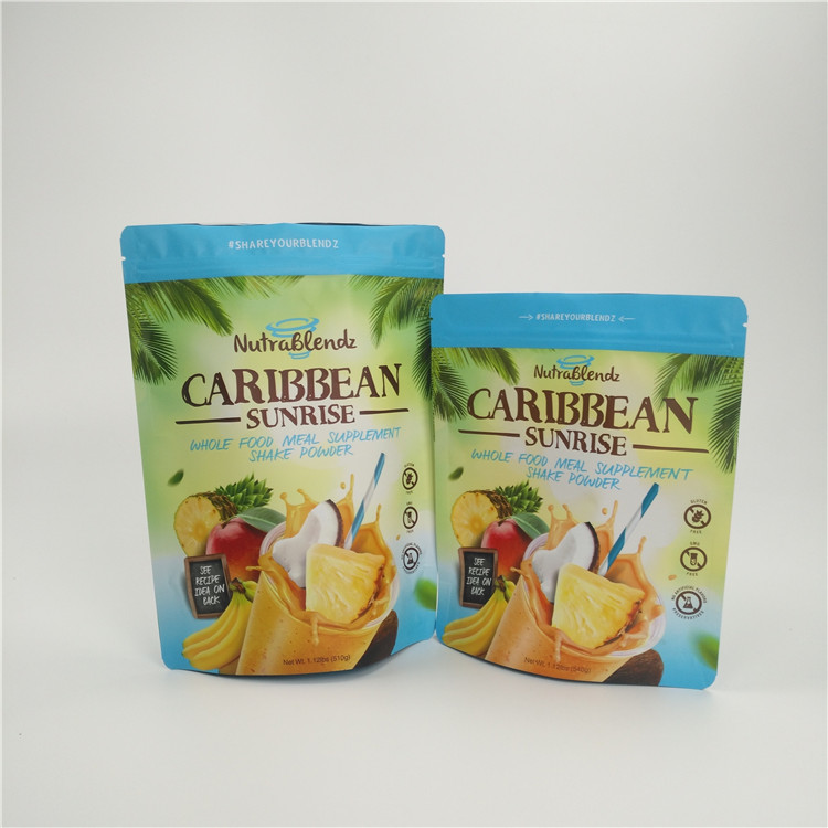 건조 과일 식사 부대 방수 포장 지퍼 관례에 의하여 인쇄되는 알루미늄 호일