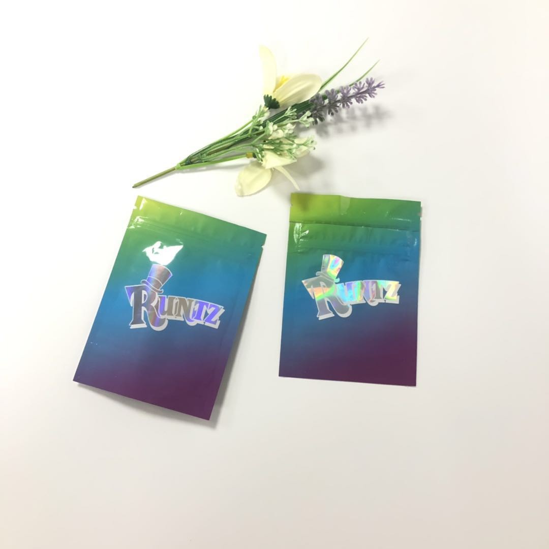 냄새 증거 캡슐/알약을 위해 저항하는 자필 Runtz Zip 자물쇠 비닐 봉투 아이들