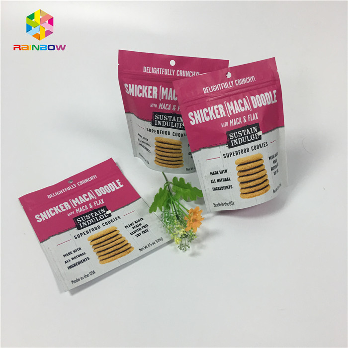 차/분말/커피는 지퍼 주머니 부대 냄새 증거 많은 광택이 없는 Doypack를 위로 서 있습니다