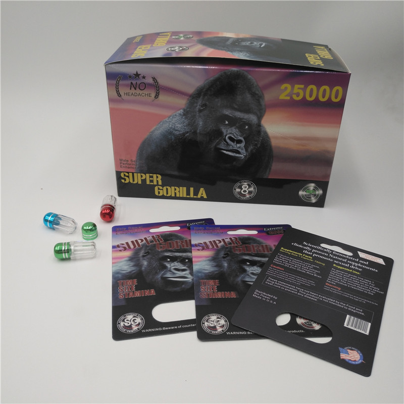 비행거리 캡슐을 위한 남성 에너지 증강 인자 물집 서류상 카드 Gule 두 배 구멍 충전물