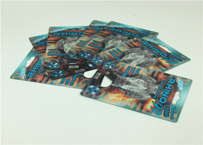 남성 강화 자연적인 성과 성 알약을 위해 포장하는 튼튼한 서류상 카드