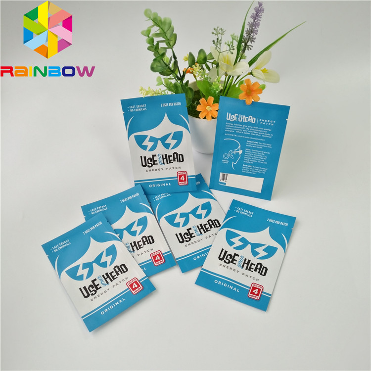 4x6 인치 알루미늄 호일 주머니 포장 냄새 증거에 의하여 박판으로 만들어지는 Mylar 플라스틱 주문 로고