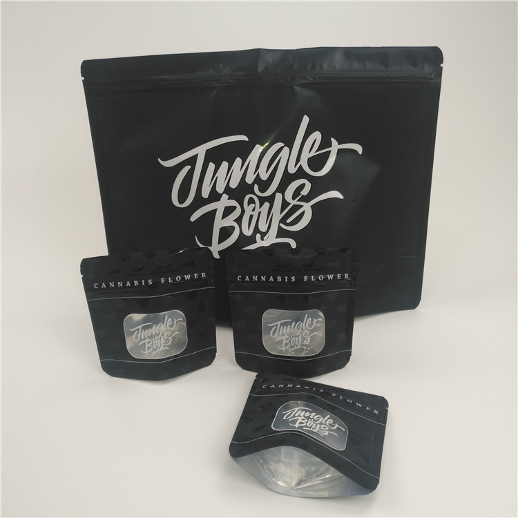 Mylar 포일 Childproof 지플락 부대를 포장하는 관례에 의하여 인쇄되는 광택이 없는 초본 향