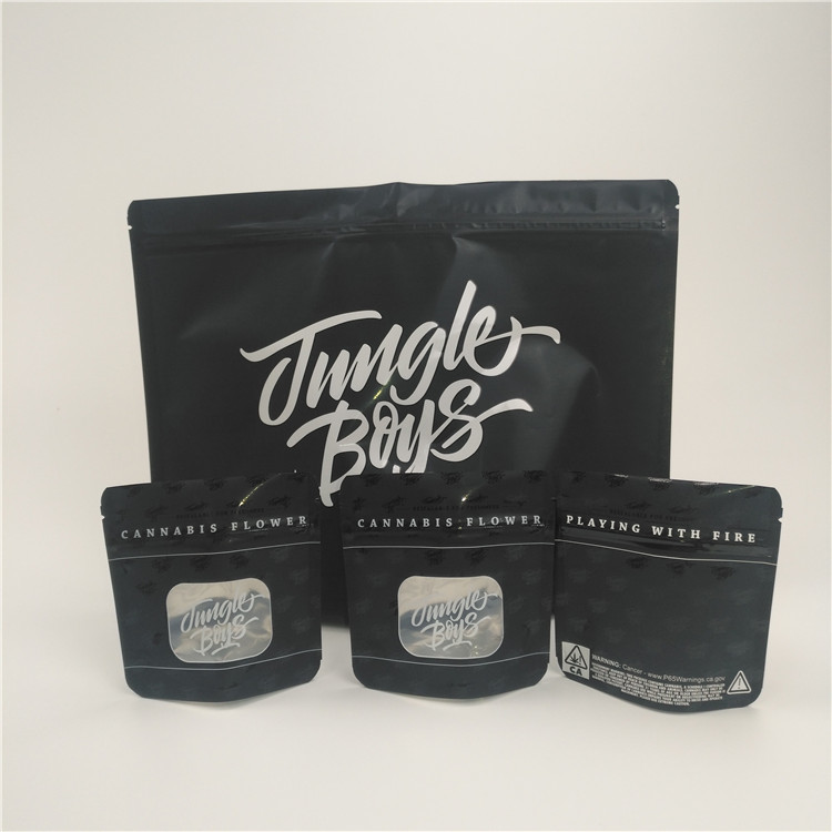 플라스틱 Childproof 지플락 부대를 포장하는 의학 주머니 초본 향을 위로 서 있으십시오