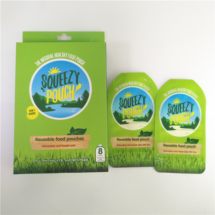 분사구를 가진 BPA 관례에 의하여 인쇄되는 두 배 지퍼를 자유롭게 포장하는 재사용할 수 있는 주둥이 주머니