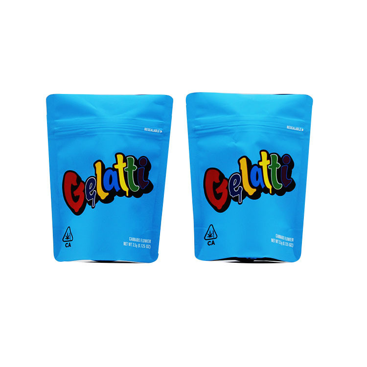 소형 지플락 잡초 Mylar 플라스틱 캘리포니아 과자 부대를 포장하는 튼튼한 초본 향