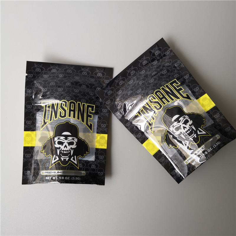 냄새 증거 패킹 광택이 없는 표면을 포장하는 지플락 비닐 봉투 캘리포니아 과자