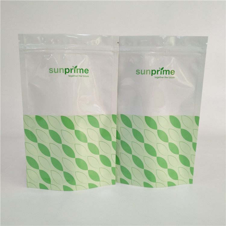 Resealable 지플락은 주머니 알루미늄 호일 소포 Doypack Chia씨 포장을 위로 서 있습니다