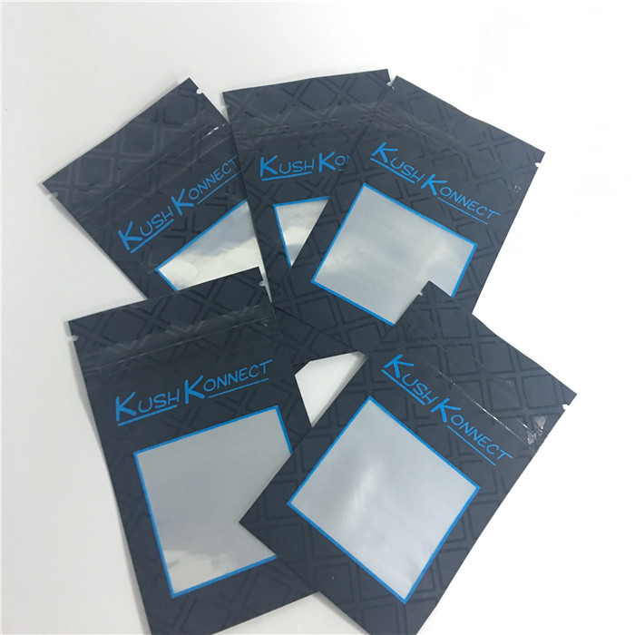 포일 Mylar 지플락 초본 향 포장 관례는 120-140 미크론 간격을 인쇄했습니다