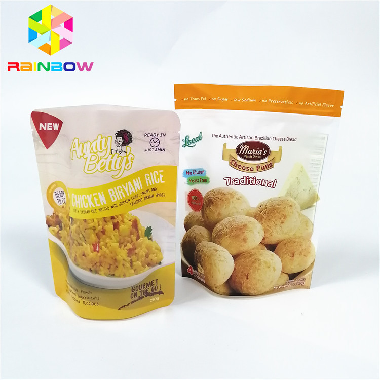 비등을 포장하는 소스에 의하여 쪄지는 플라스틱 주머니 진공 저장 지퍼 자물쇠 요리