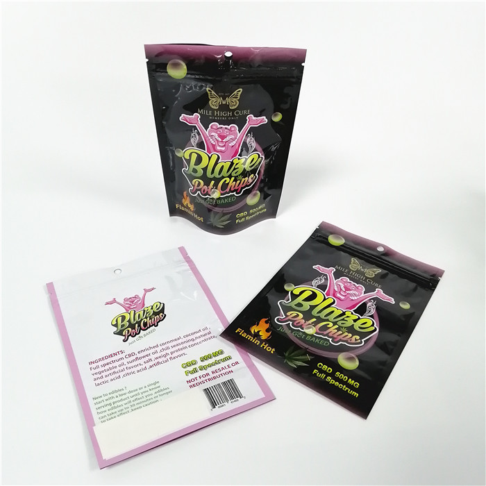 주문을 받아서 만들어진 디지털 방식으로 인쇄 초본 향 포장은 주머니 포일 식사 부대를 위로 서 있습니다