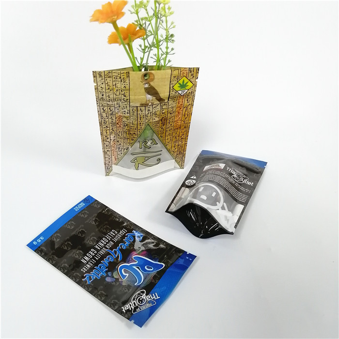 Childproof 지플락 대 주머니 FDA 승인을 포장하는 정글 소년 초본 향