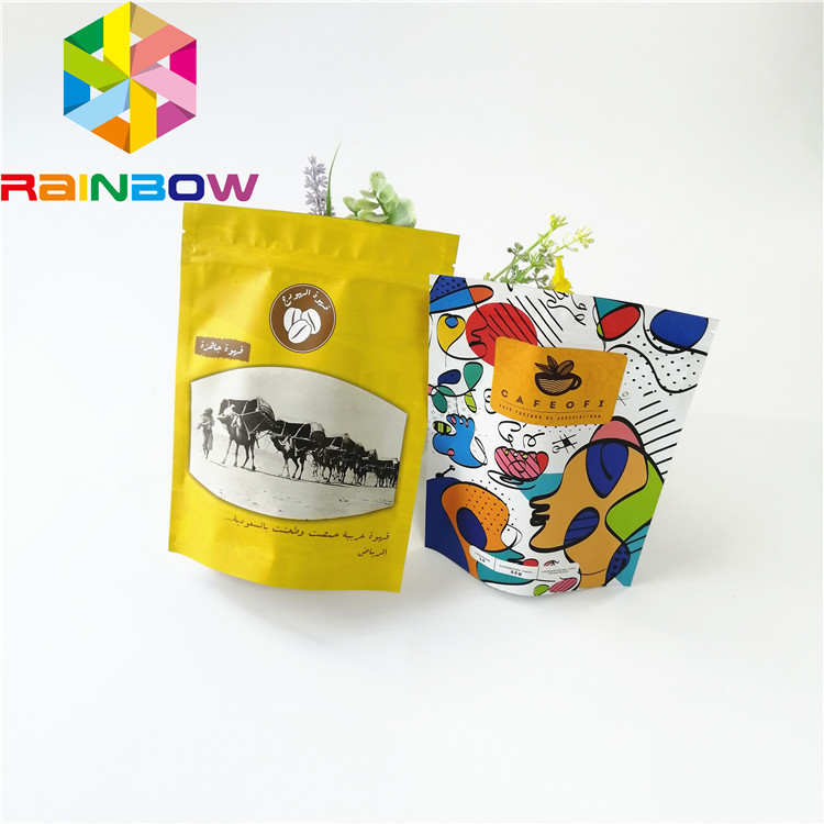 관례는 알루미늄 호일 식품 포장 육포를 위한 부대에 의하여 박판으로 만들어진 Zip 자물쇠를 인쇄했습니다